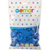 Balon gumowy pastelowy 100 szt niebieski Godan (G110/10)